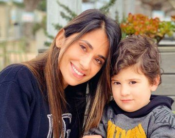 Antonela Roccuzzo felicitó a su hijo Ciro por su cumpleaños con una particular foto