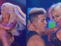 Vicky Xipolitakis se quedó pelada al bailar cumbia