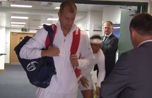 El mallorquín calculó mal y se dio un gran golpe