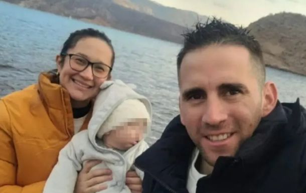 Nahuel Gallo, el gendarme detenido en Venezuela, y su esposa María Gómez.