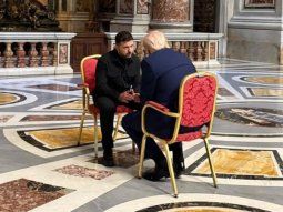 Antes del funeral del papa Francisco, Trump y Zelensky mantuvieron una reunión en el Vaticano.