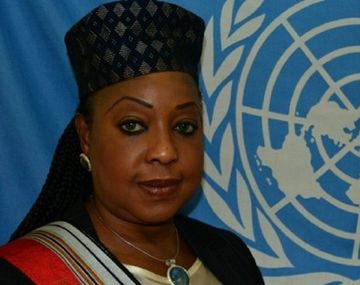 Una mujer senegalesa