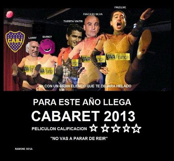 Un clásico: los afiches que se burlan de la vuelta de Riquelme