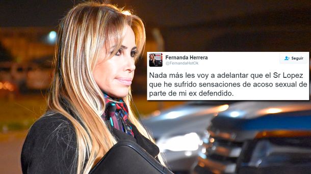 La abogada hot renunció a la defensa de José López por sensación de acoso sexual