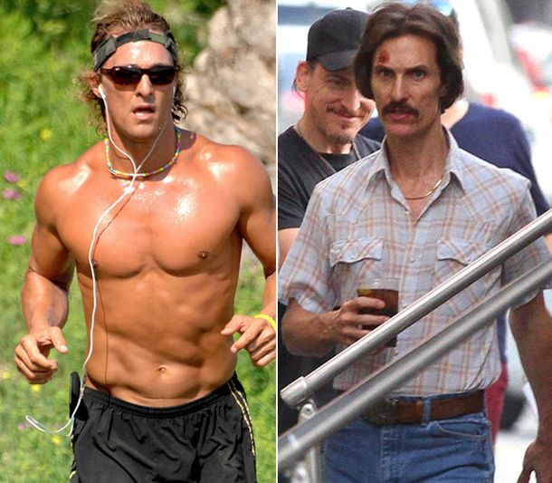 Increíble transformación del actor Matthew McConaughey
