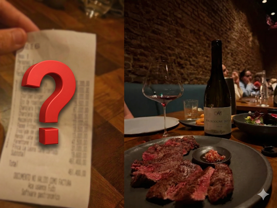 Una pareja gastó $451.400 en un restaurante de Chacarita y el ticket es viral: todo lo que comieron