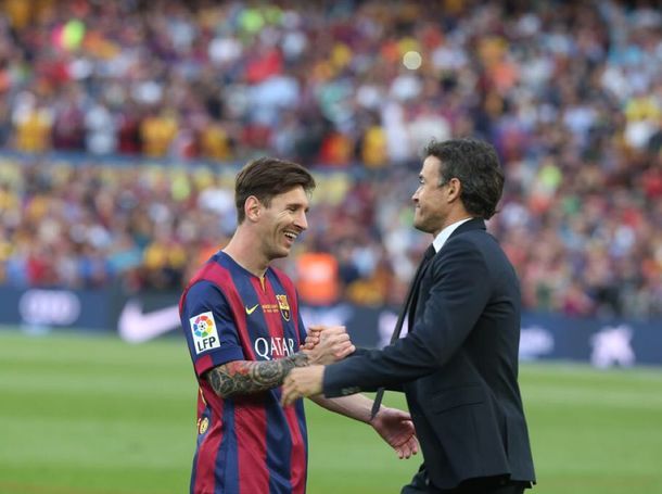 Hasta Luis Enrique quiere que Messi vuelva a la Selección argentina