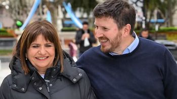 Patricia Bullrich junto a Federido Angelini. Patricia Bullrich junto a Federido Angelini.