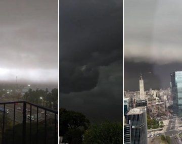 Poco pero potente: las lluvias trajeron alivio al AMBA y la temperatura bajó 7 grados en una hora