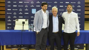 Diego Milito, Víctor Blanco y Chacho Coudet Diego Milito, Víctor Blanco y Chacho Coudet