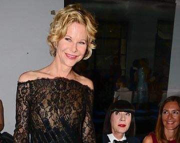 Increíble aspecto: Reapareció Meg Ryan