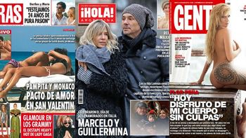 Las tapas de revistas del Día de los Enamorados Las tapas de revistas del Día de los Enamorados