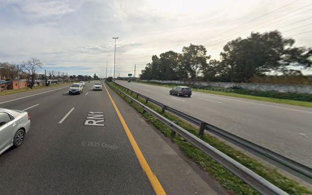 El tramo de la autopista donde ocurrió el accidente. El tramo de la autopista donde ocurrió el accidente.