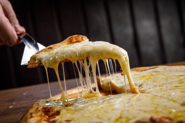 Nada más rico que una buena pizza.