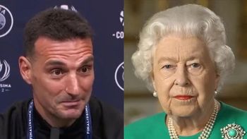 La insólita pregunta que le hicieron a Lionel Scaloni sobre la Reina Isabel en la previa de la Finalissima. La insólita pregunta que le hicieron a Lionel Scaloni sobre la Reina Isabel en la previa de la Finalissima.