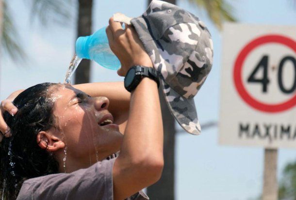 Calor extremo en parte del país.