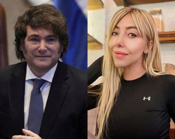 Un romántico: Javier Milei le manda audios cantando como Sandro a Rosemary