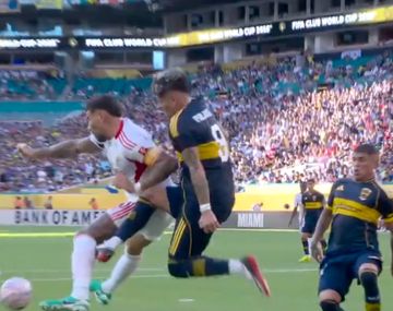 ¿Era falta? El penal que le cobraron a Benfica contra Boca