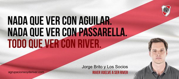 Brito se lanzó como candidato en River con fuertes críticas