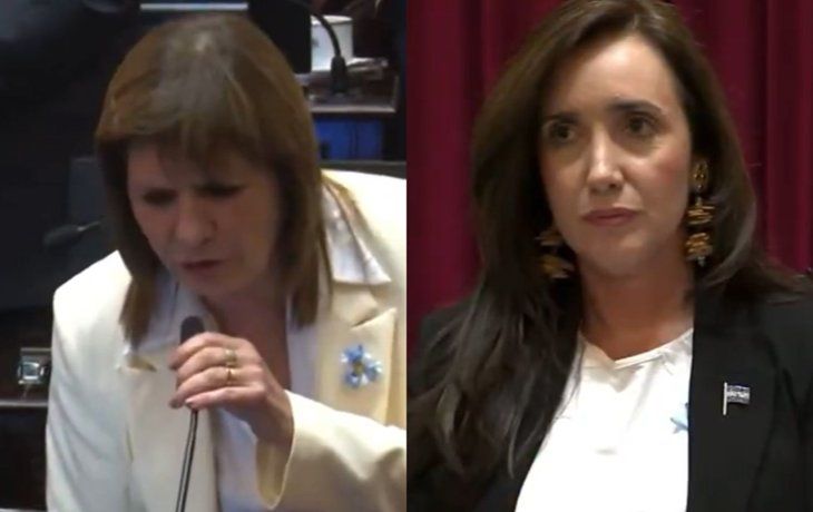 Patricia Bullrich pidió un minuto de silencio en el Senado y Victoria Villarruel le recordó el protocolo