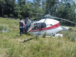 Dos argentinos heridos al caer un helicóptero en Río de Janeiro