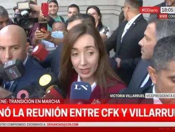 Villarruel, tras la reunión con Cristina: Fue una charla amable y cordial