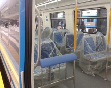 Así es el interior de los nuevos trenes del Sarmiento