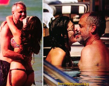 Mirá las fotos de la luna de miel de Rial y Loly