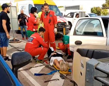 Choque en el peaje de la Perito Moreno: al menos ocho heridos