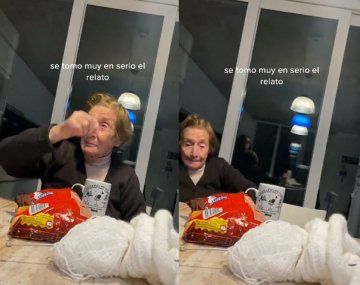 Final inesperado: una abuela relató y recreó el último gol de Messi y es viral