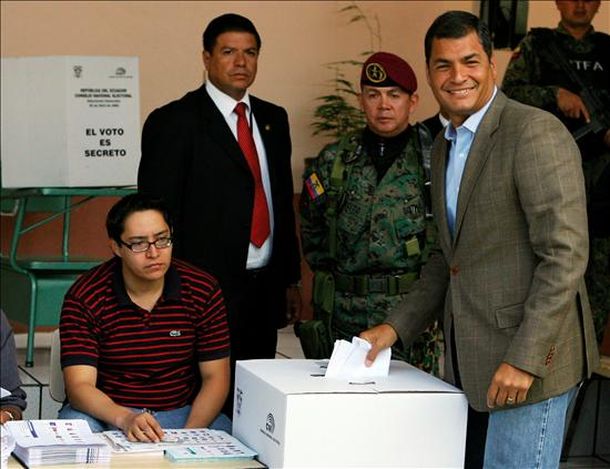 Rafael Correa elecciones 2009