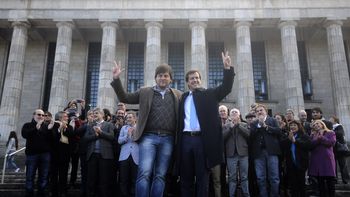 recalde lanza su campana: quedan tres candidatos, pero hay dos proyectos recalde lanza su campana: quedan tres candidatos, pero hay dos proyectos
