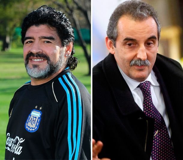 Diego Maradona y Moreno se comen un asado en Dubai