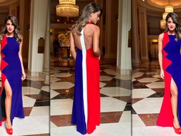 agustina casanova, deslumbrante en los oscar