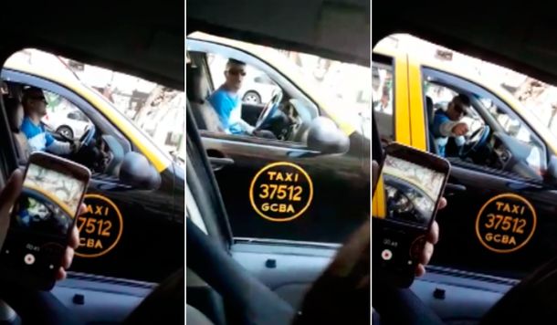Un taxista insultó a una colega porque creyó que le había sacado un pasajero