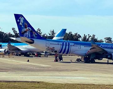 Los familiares de los campeones del Mundo llegaron a la Argentina