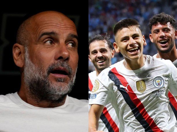 La confesión de Pep Guardiola tras el estreno soñado del Diablito Echeverri con gol incluido