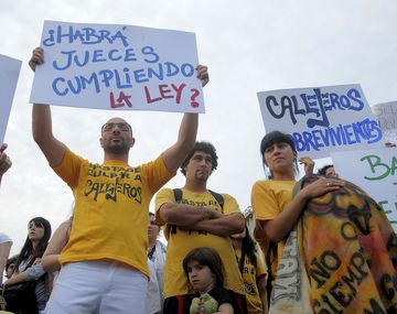 Fans de Callejeros marcharon en repudio al fallo judicial