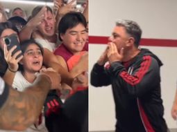 video: gallardo y una despedida intima con los hinchas en el monumental video: gallardo y una despedida intima con los hinchas en el monumental