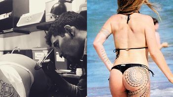 El tattoo de Florencia Peña El tattoo de Florencia Peña