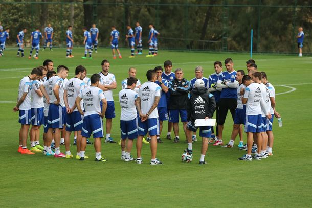 La Selección y su primer entrenamiento de cara a la final con Alemania