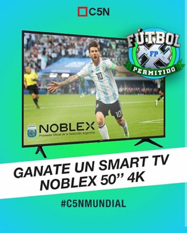 C5N sortea seis smart TV entre sus seguidores