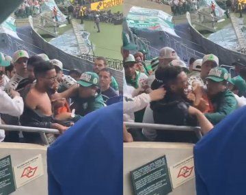 Hinchas de Palmeiras golpearon y desnudaron a un infiltrado del Flamengo