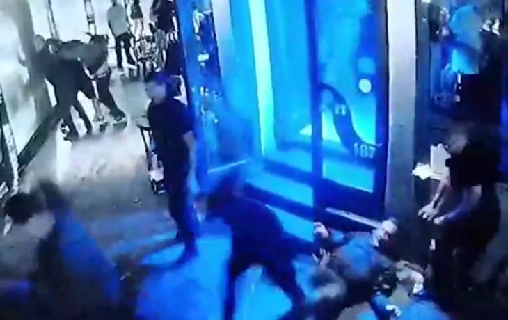 Imágenes sensibles: así fue el ataque fatal de patovicas contra un hombre en San Miguel