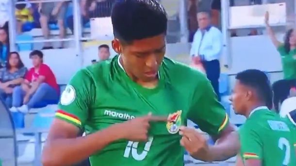 El particular festejo de un jugador del Sub 20 boliviano que reinvindicó Evo Morales