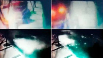 video: asi fue el choque en el que un camion embistio un auto en villa real video: asi fue el choque en el que un camion embistio un auto en villa real