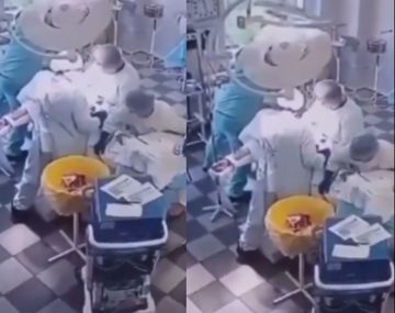 El impactante video de cirujanos que siguieron operando durante el terremoto de 8