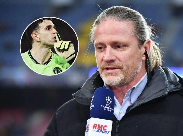 Fuerte crítica de una leyenda francesa al Dibu Martínez: Ese chico necesita un psiquiatra