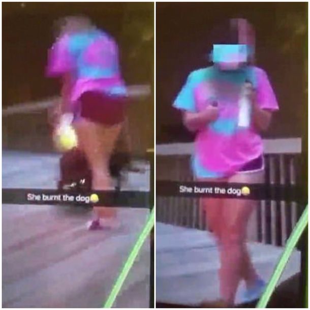 La adolescente subió las imágenes a sus redes sociales