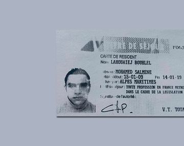 Publican la licencia de conducir del autor del atentado en Niza